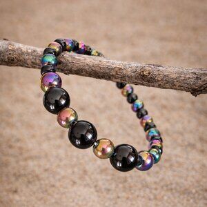 2 for $9 -Beautiful rainbow bead bracelet!